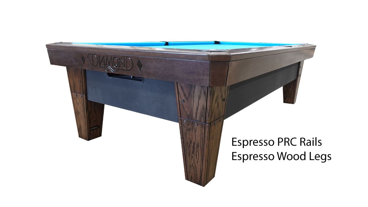 Diamond Pro Am Pool Table, 7-Foot, Espresso PRC Finish, 4 1/2