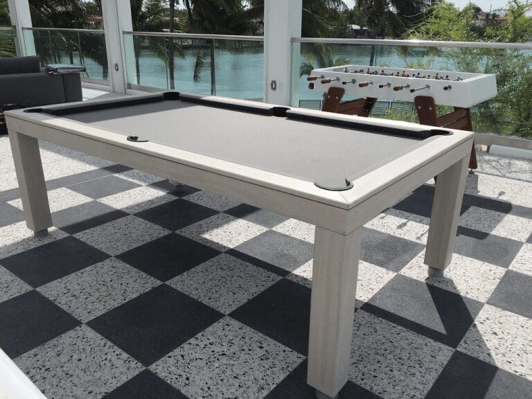 7 Outdoor convertible dining pool table fusion outdoor billiard table