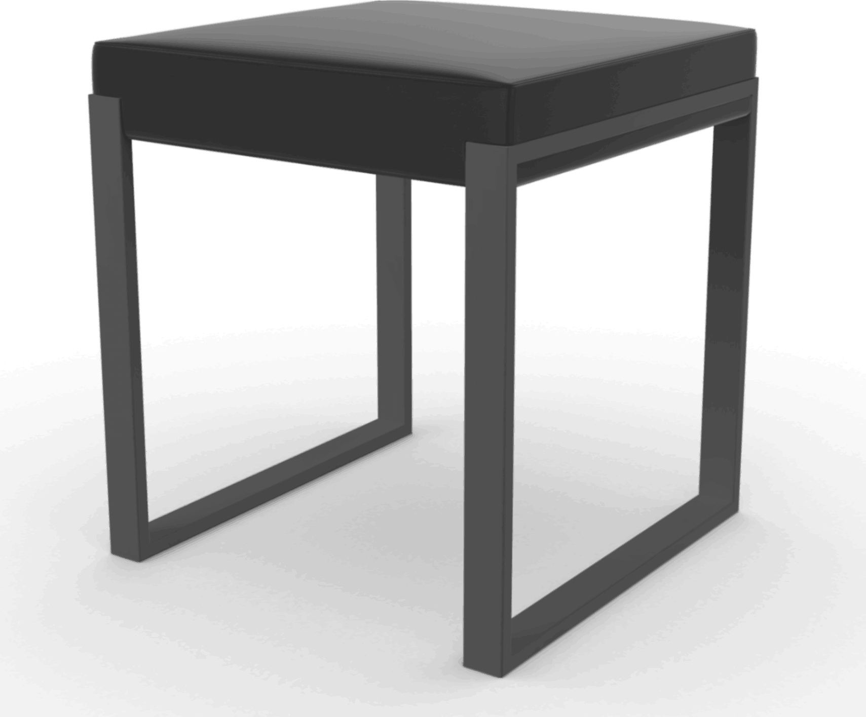 fusion stool right angle black