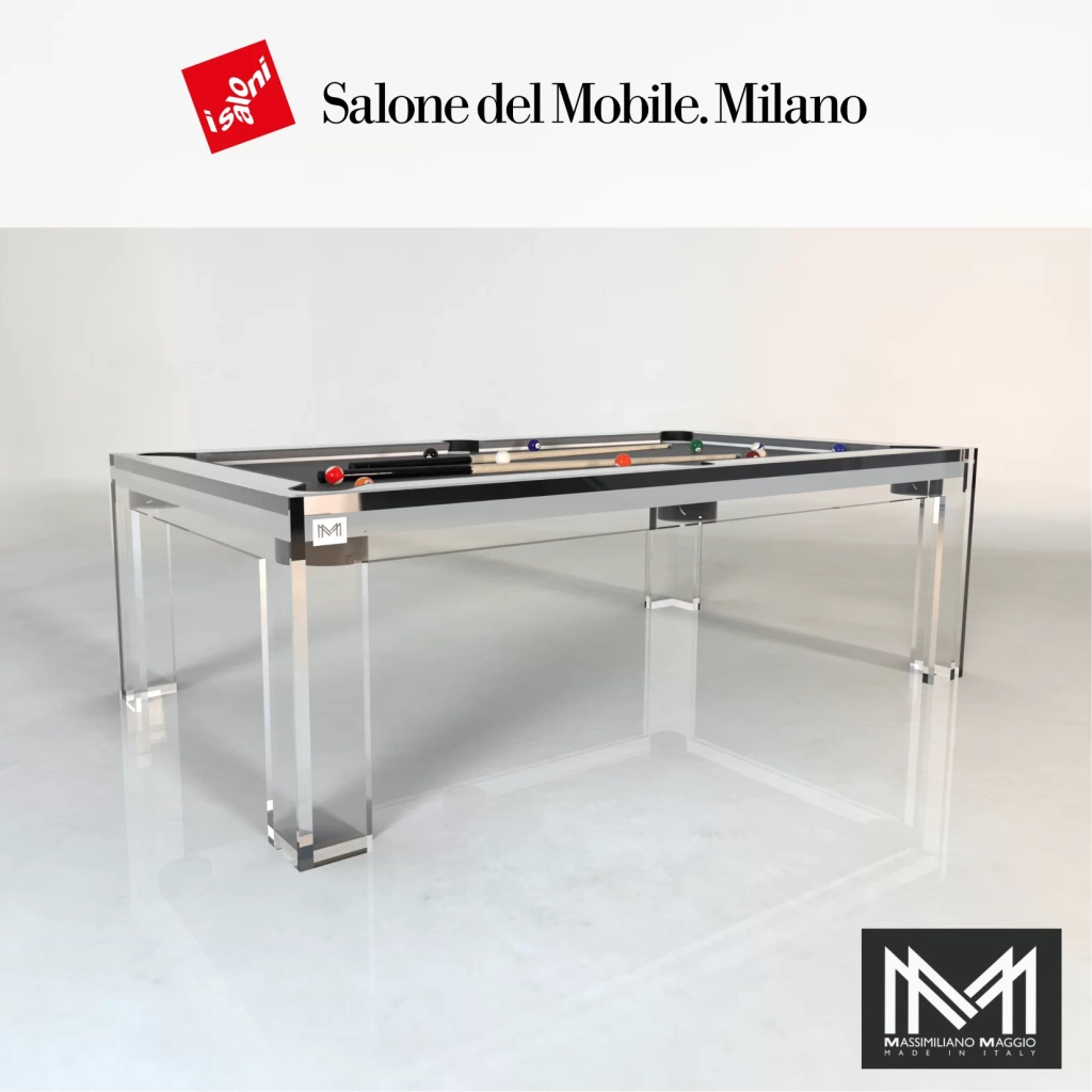 3 New Acrylic Crystal Modern Massimiliano Maggio SALONE DEL MOBILE 23 10