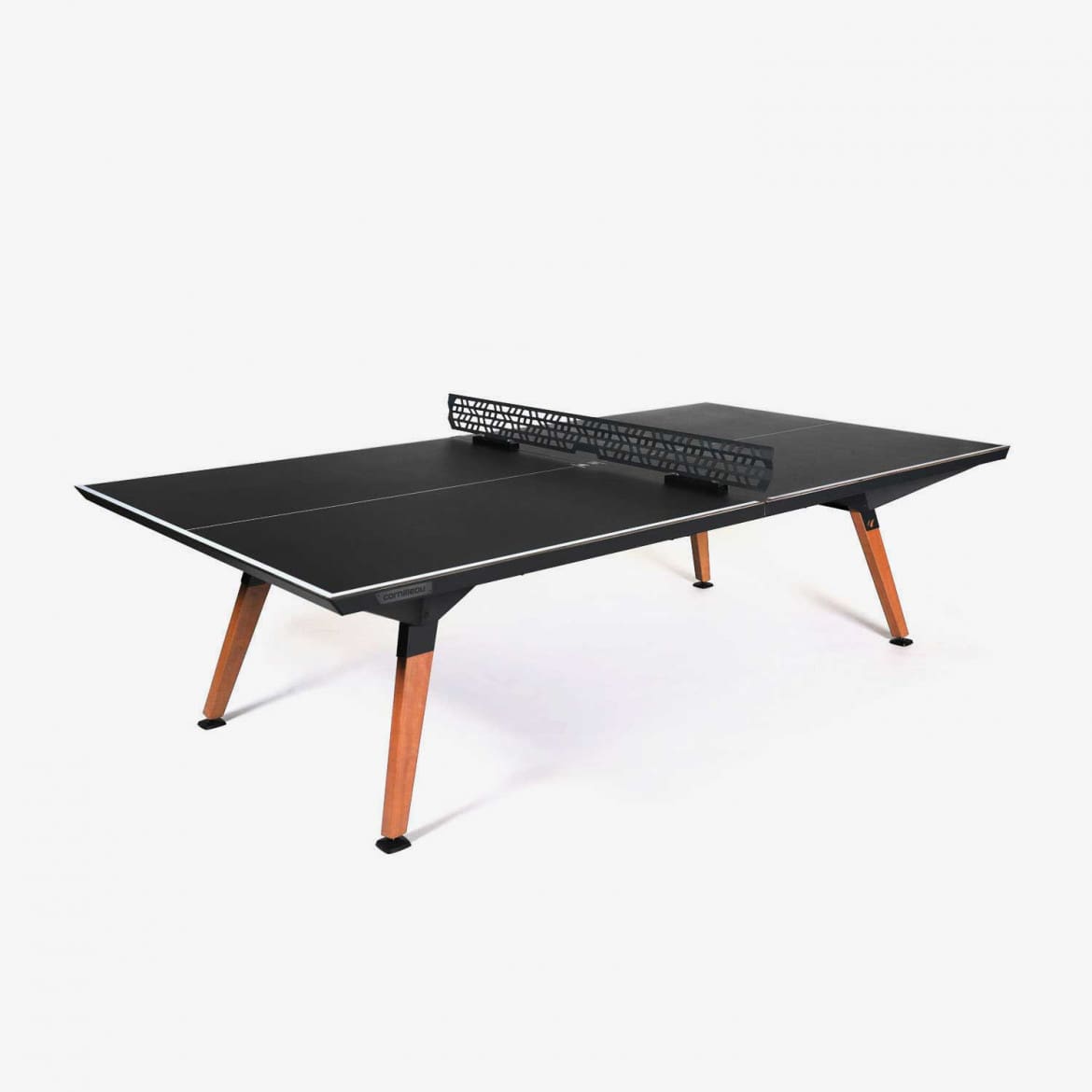 lifestyle black convertible outdoor ping pong table 3 net options