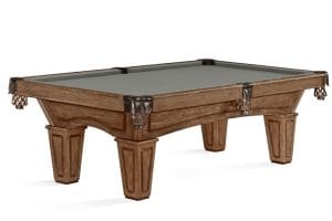 batch1 allenton 7 foot pool table with tapered leg rustic dark brown 1